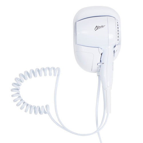 Nero Snug Wall Mount Hair Dryer White