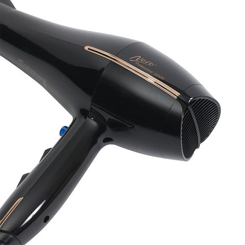 Nero Professional AC Hair Dryer Gloss Black and Copper