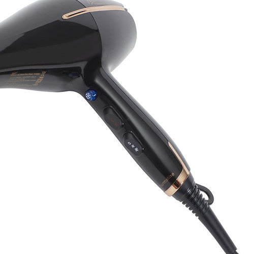 Nero Professional AC Hair Dryer Gloss Black and Copper