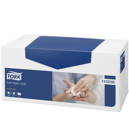 Tork Premium Wash Cloth Soft Carton of 8