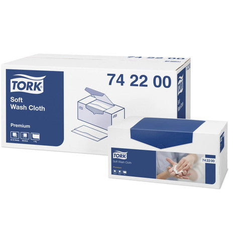 Tork Premium Wash Cloth Soft Carton of 8