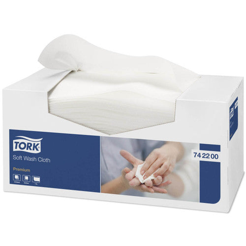 Tork Premium Wash Cloth Soft Carton of 8