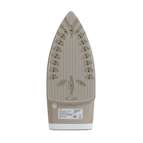 Nero 700 Steam Dry Iron Ceramic Auto-Off White and Champagne