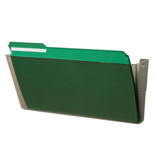 Deflecto Stackable Wall Pocket Smoke Foolscap