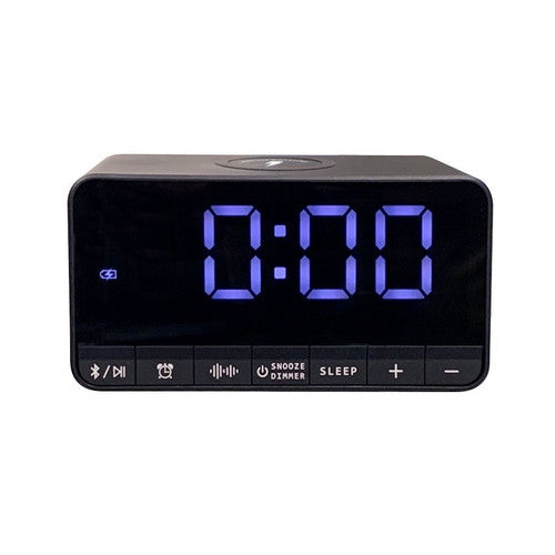 Nero V3 Pro Alarm Clock with Bluetooth Speaker Black