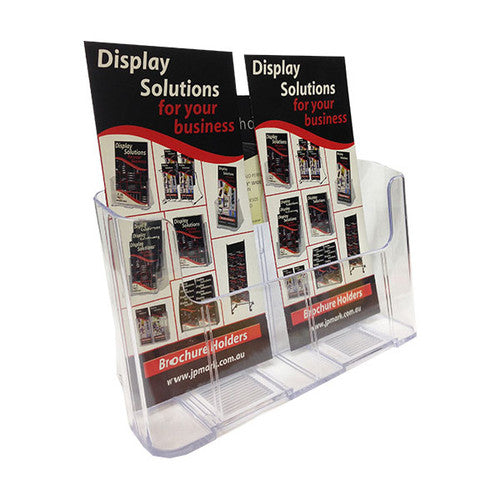 Deflecto Brochure Holder 2 Pocket DL Portrait Low Back