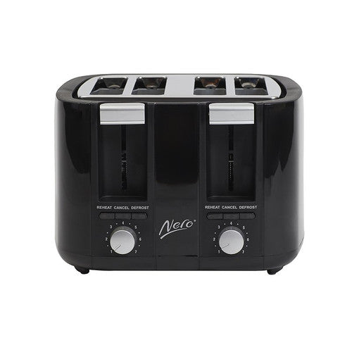 Nero 4 Slice Toaster Black