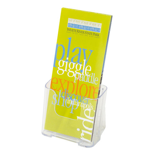 Deflecto Low Back Brochure Holder DL Portrait