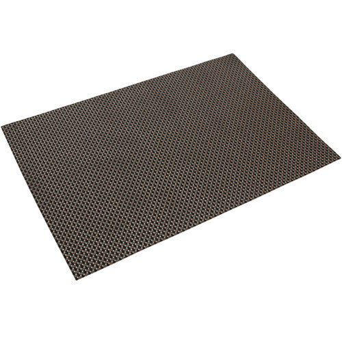 Weatherdon Connoisseur Woven PVC Placemat Brown and Black Box of 12