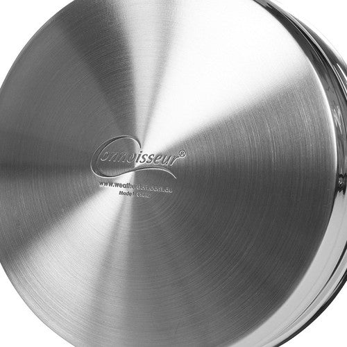 Weatherdon Connoisseur Saucepan 20cm Stainless Steel with Glass Lid