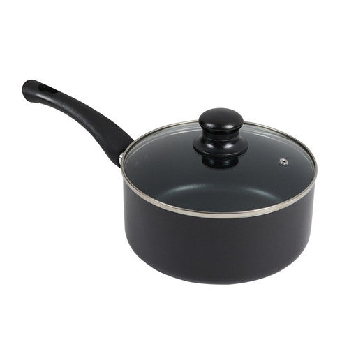 Connoisseur Non-Stick Saucepan 20cm with Glass Lid