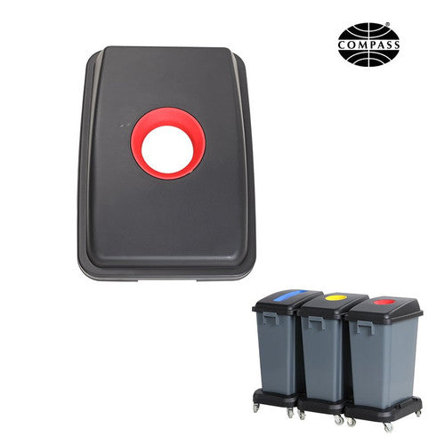 Compass Red Lid for 60L Recycling Bin