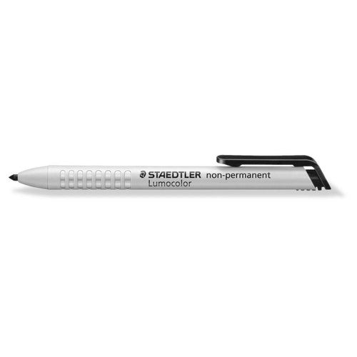 Staedtler 768N-9 Lumocolor Non-Permanent Omnichrom Dry Marker Black Box of 5