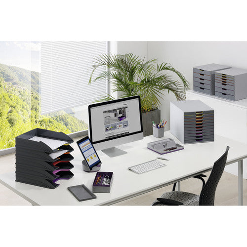 Varicolor Letter Trays Assorted Set of 5