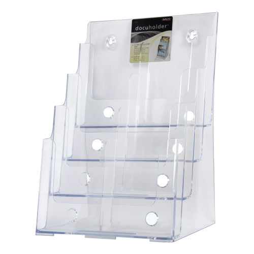 Deflecto 8 Pocket 4 Tier Brochure Holder DL
