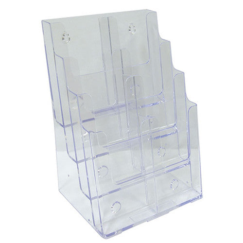 Deflecto 8 Pocket 4 Tier Brochure Holder DL