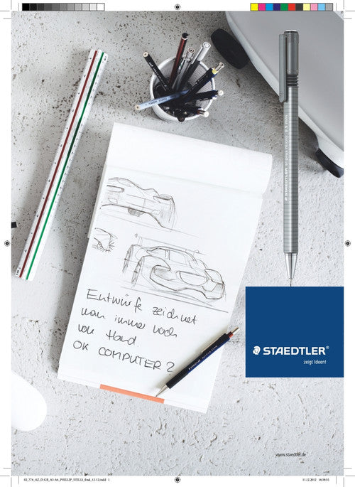 Staedtler Triplus Micro Mechanical Pencil 0.5mm Box of 10 774 25