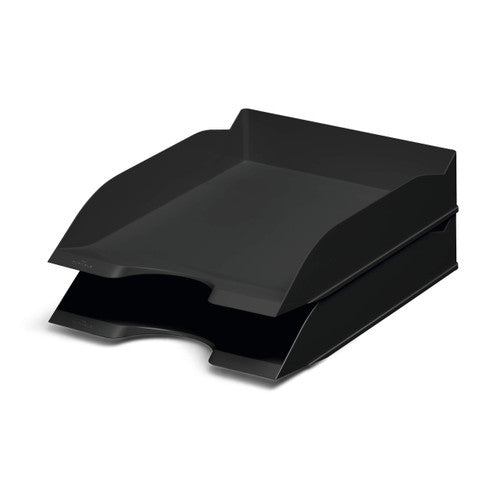 Letter Tray Eco A4 Black Pack 6