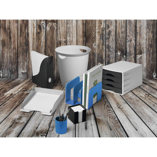 Magazine Rack Eco A4 Black Pack 6