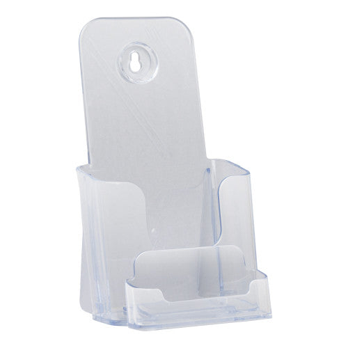 Deflecto Brochure Holder with Business Card DL Portrait