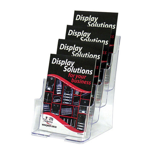 Deflecto 4 Pocket 4 Tier Brochure Holder A5