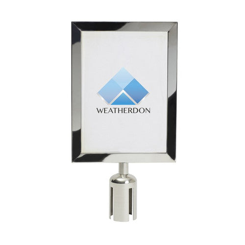 Compass A4 Vertical Sign for Belt Barrier 781201