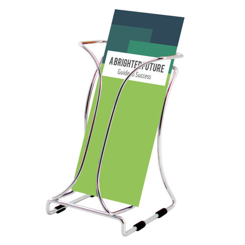 Deflecto Chrome Brochure Holder DL Portrait