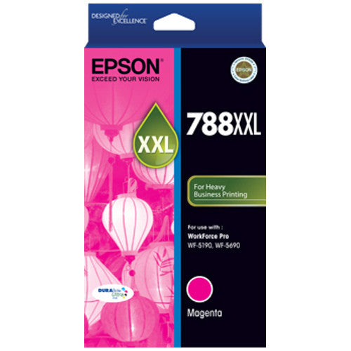 Epson C13T788392 788XXL Extra High Yield Durabrite Ultra Ink Magenta