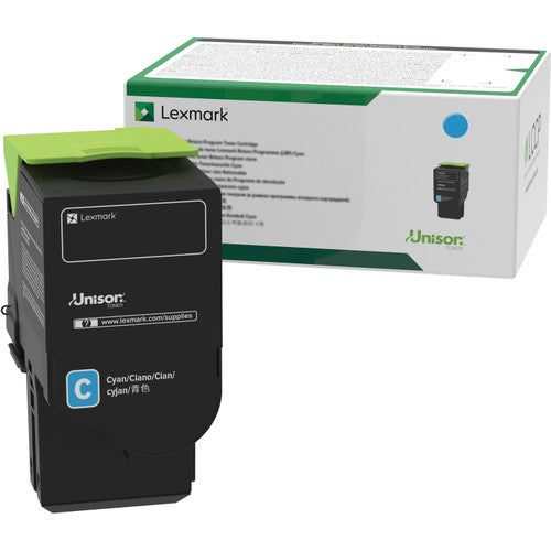 Lexmark 78C6UCE Ultra High Yield Cyan Toner Cartridge 7000 Pages