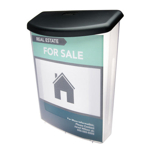 Deflecto Weatherproof Outdoor Brochure Display Box A4