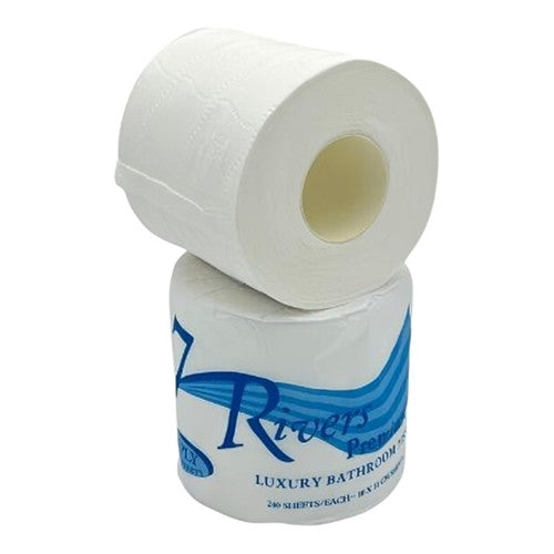 7 Rivers 3 Ply Toilet Paper 240 Sheets/Roll 24 Rolls/Ctn