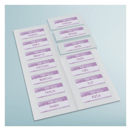 Avery Kids Print and Divide Fabric Name Badge Labels Box Of 140 Labels