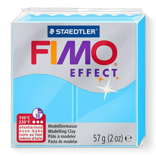 Fimo Effect Standard Block 57g Neon Blue
