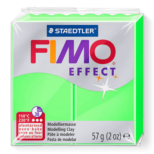Fimo Effect Standard Block 57g Neon Green