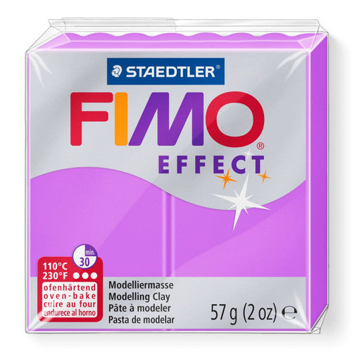 Fimo Effect Standard Block 57g Neon Purple