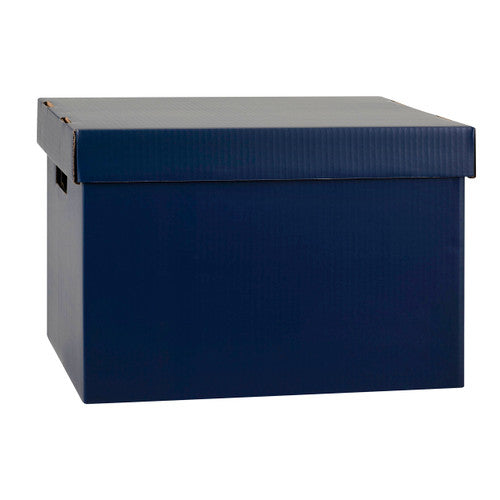 Marbig Coloured Archive Box Navy Pack of 10