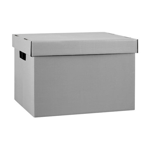 Marbig Coloured Archive Box Grey Pack of 10