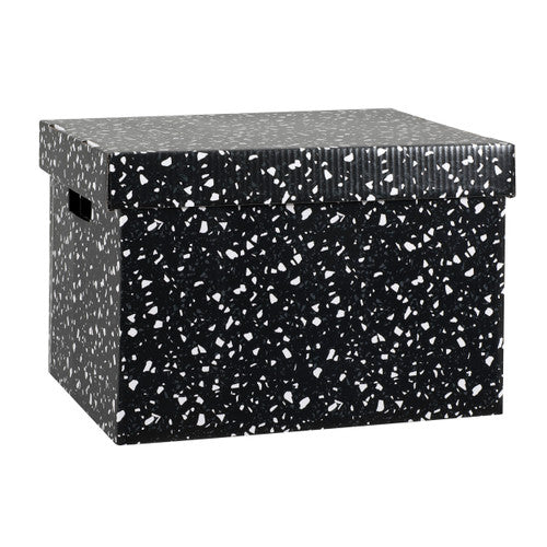 Marbig Patterned Archive Box Terrazzo Pack of 10
