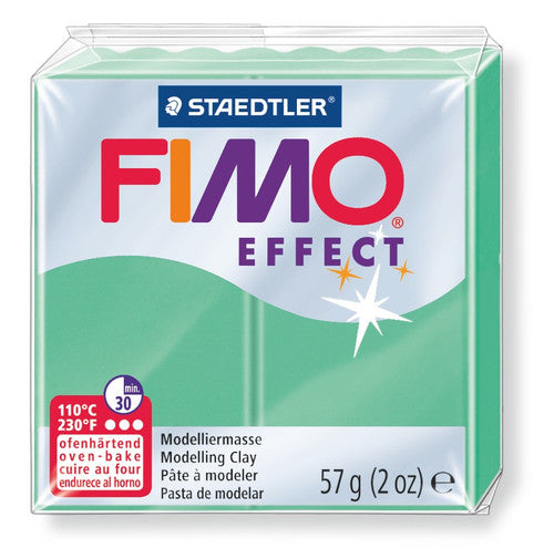 Fimo Effect Standard Block Jade Green