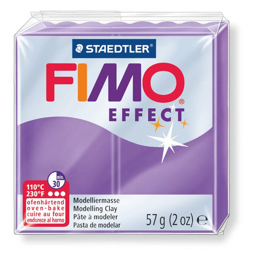 Fimo Effect Standard Block Translucent Purple