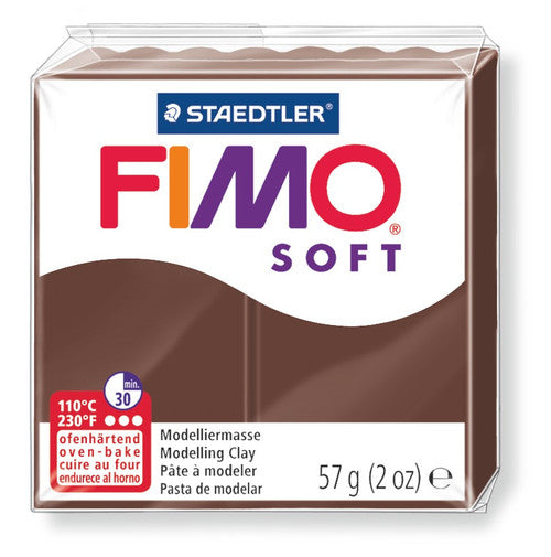 Fimo Soft Standard Block Chocolate
