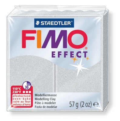 Fimo Effect Standard Block Pearl Light Silver