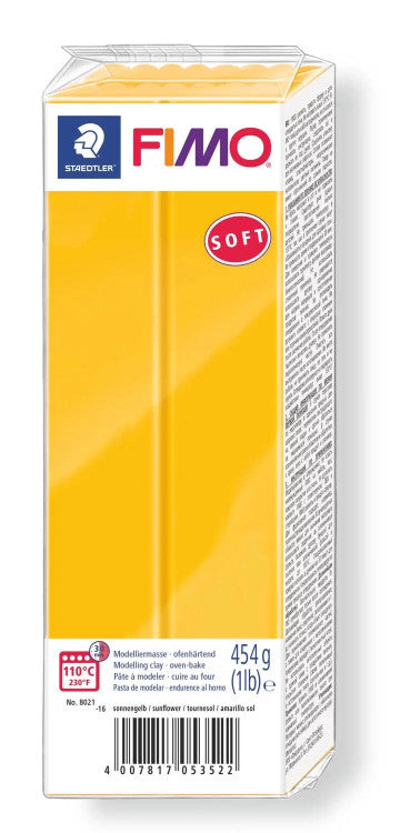 Fimo Soft Large Block Sunflower