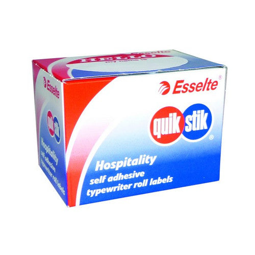 QuikStik Removable Adhesive Label Dispenser Oval Hello 48 x 63mm Pack of 100