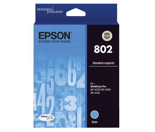 Epson C13T355292 802 Standard Capacity Durabrite Ultra Ink Cyan