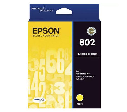Epson C13T355492 802 Standard Capacity Durabrite Ultra Ink Yellow