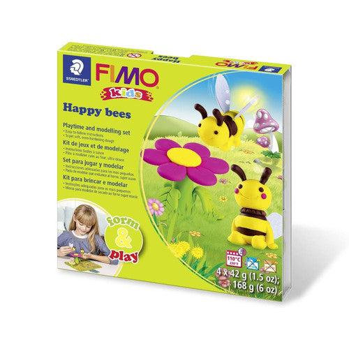 Fimo Kids Form and Play Happy Bees