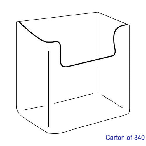 Blueprint Bulk Portrait Wall Mount Business Card Holders Carton of 340