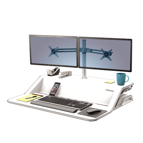 Fellowes Monitor Arm Kit Dual for Lotus DX Sit-Stand Workstation