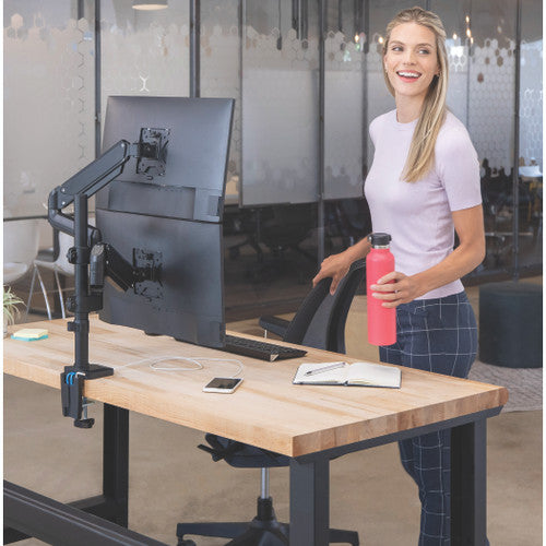 Fellowes Monitor Arm Platinum Series Dual Stacking